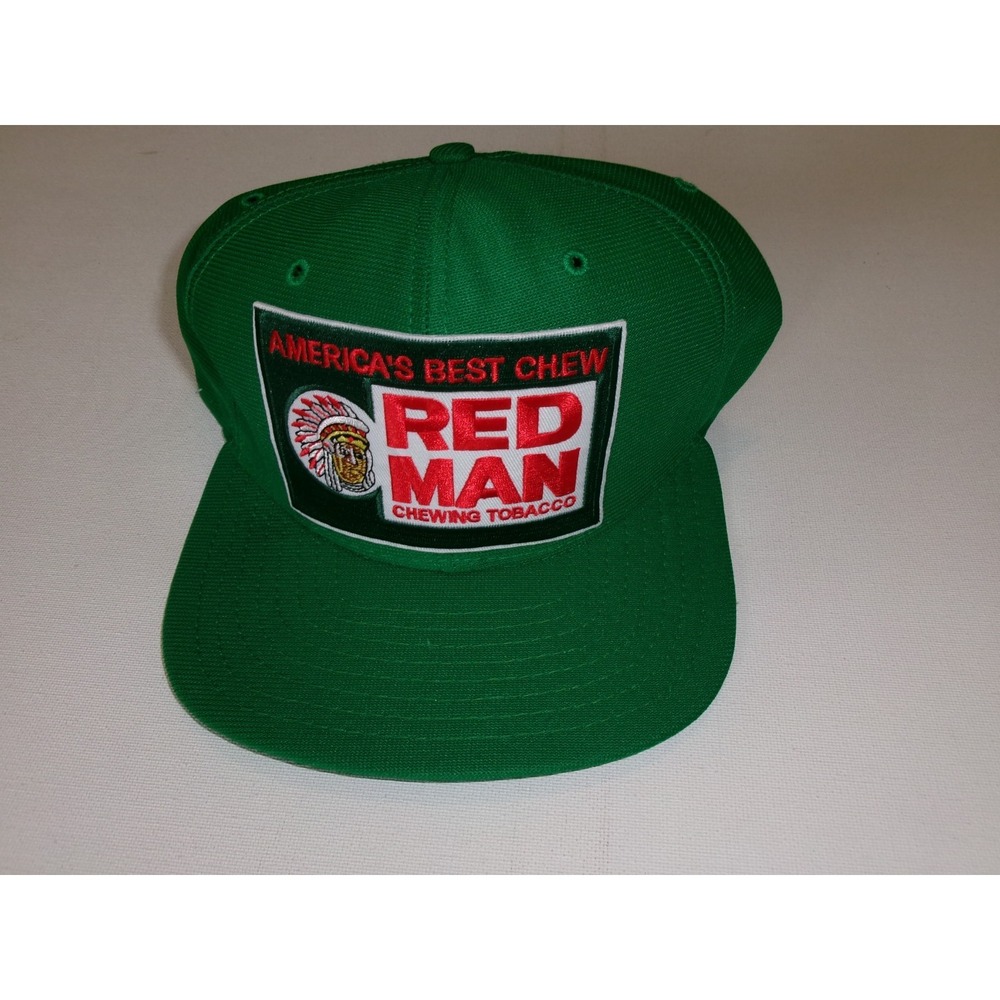RED MAN REDMAN NEW ERA USA MADE 90S SNAPBACK HAT CAP VINTAGE M2